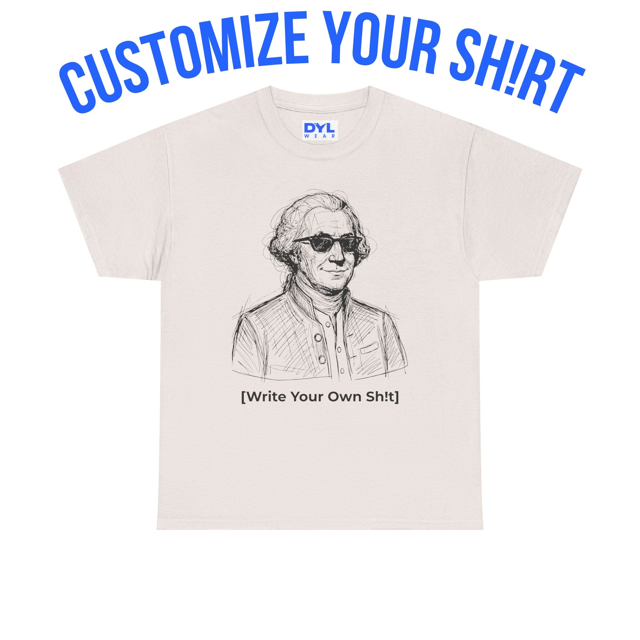 George Washington Custom Tee  by DYL.Wear