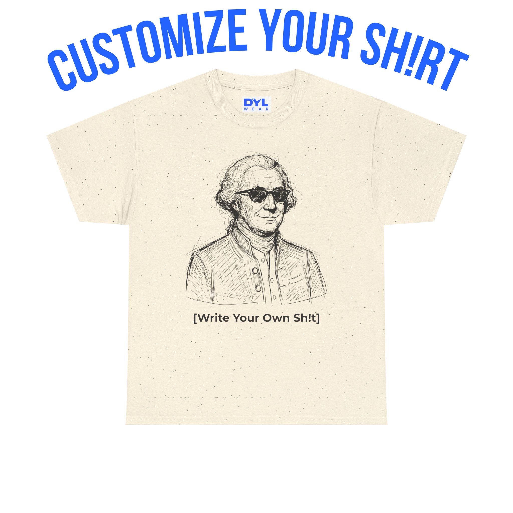 George Washington Custom Tee  by DYL.Wear