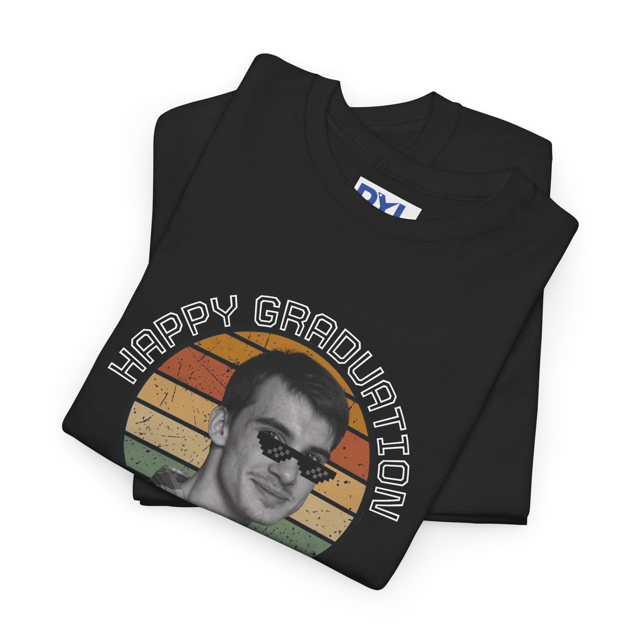 Custom gift Retro Sunset Portrait T‑Shirt #Customgift