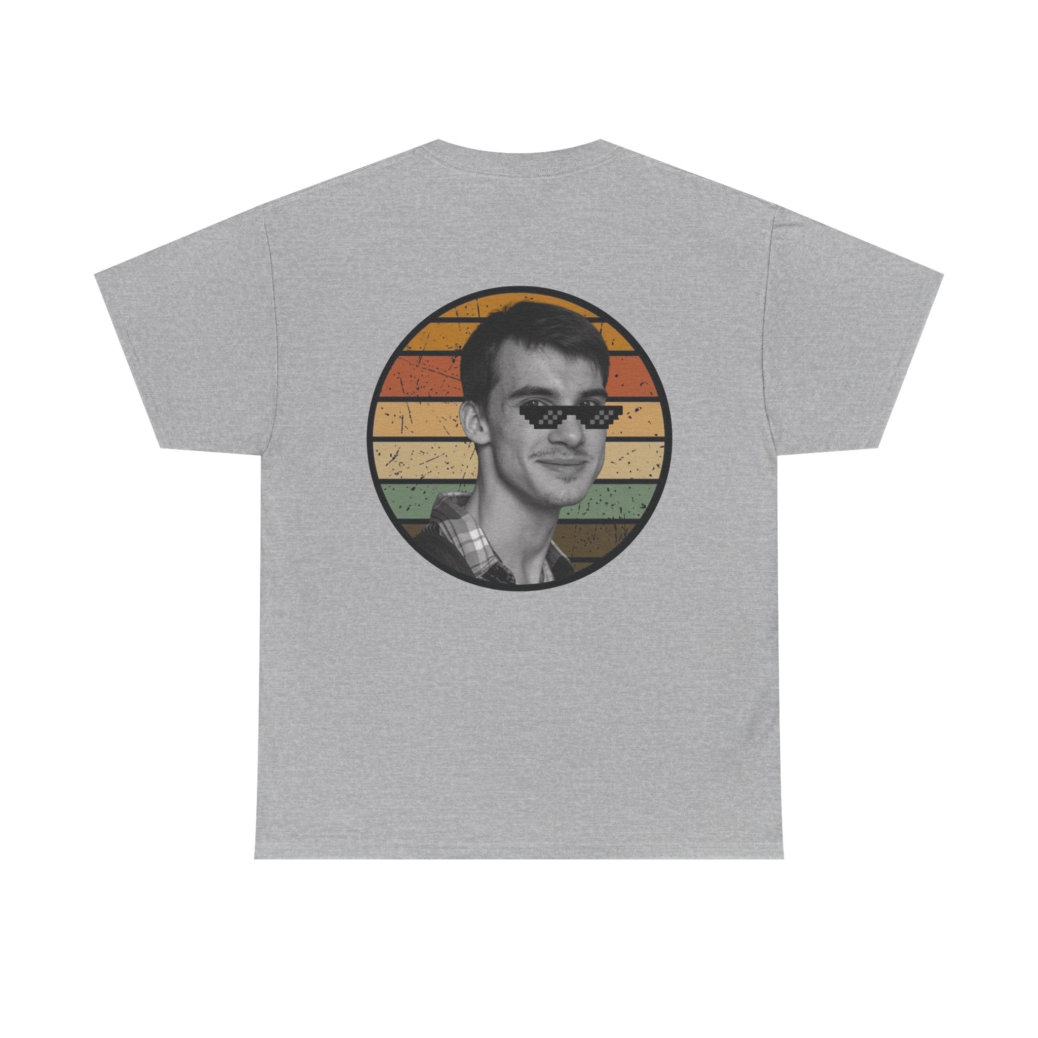 Custom gift Retro Sunset Portrait T‑Shirt #Customgift