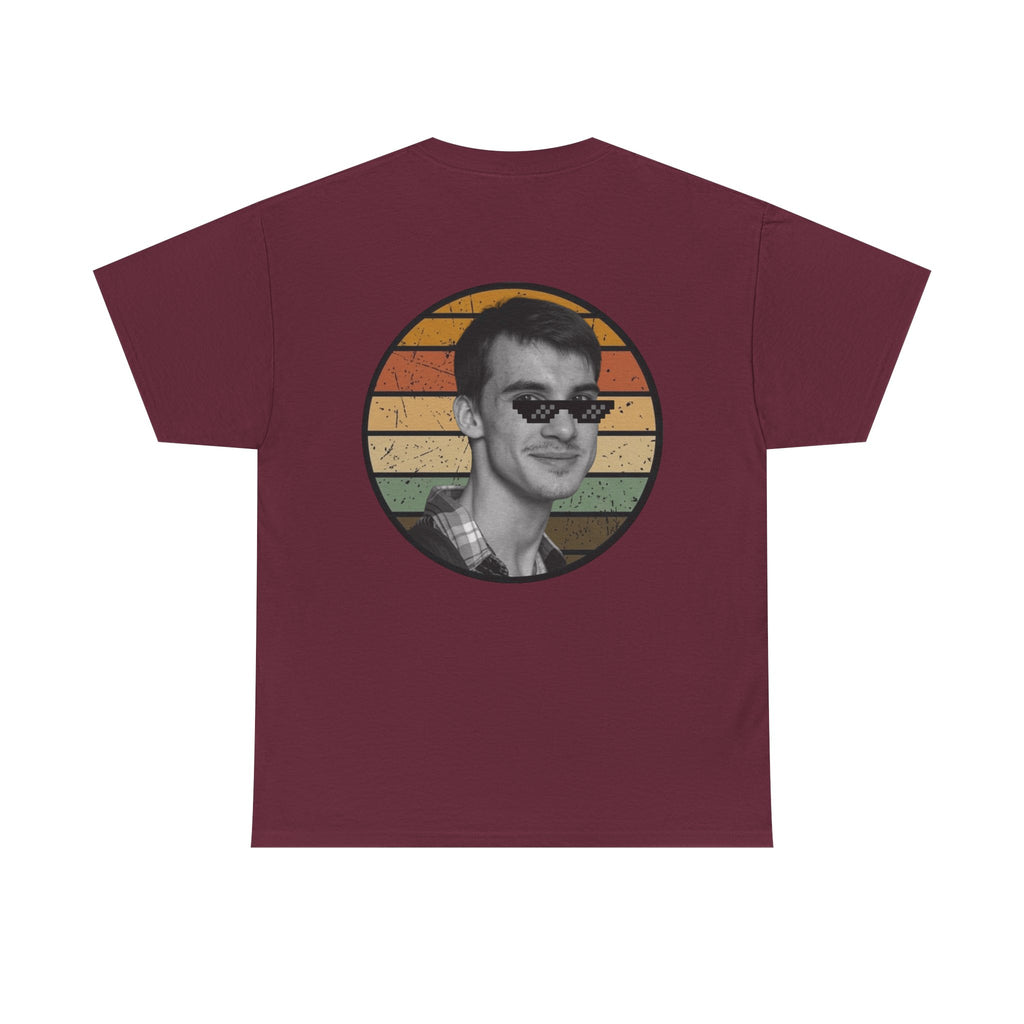 Custom gift Retro Sunset Portrait T‑Shirt #Customgift