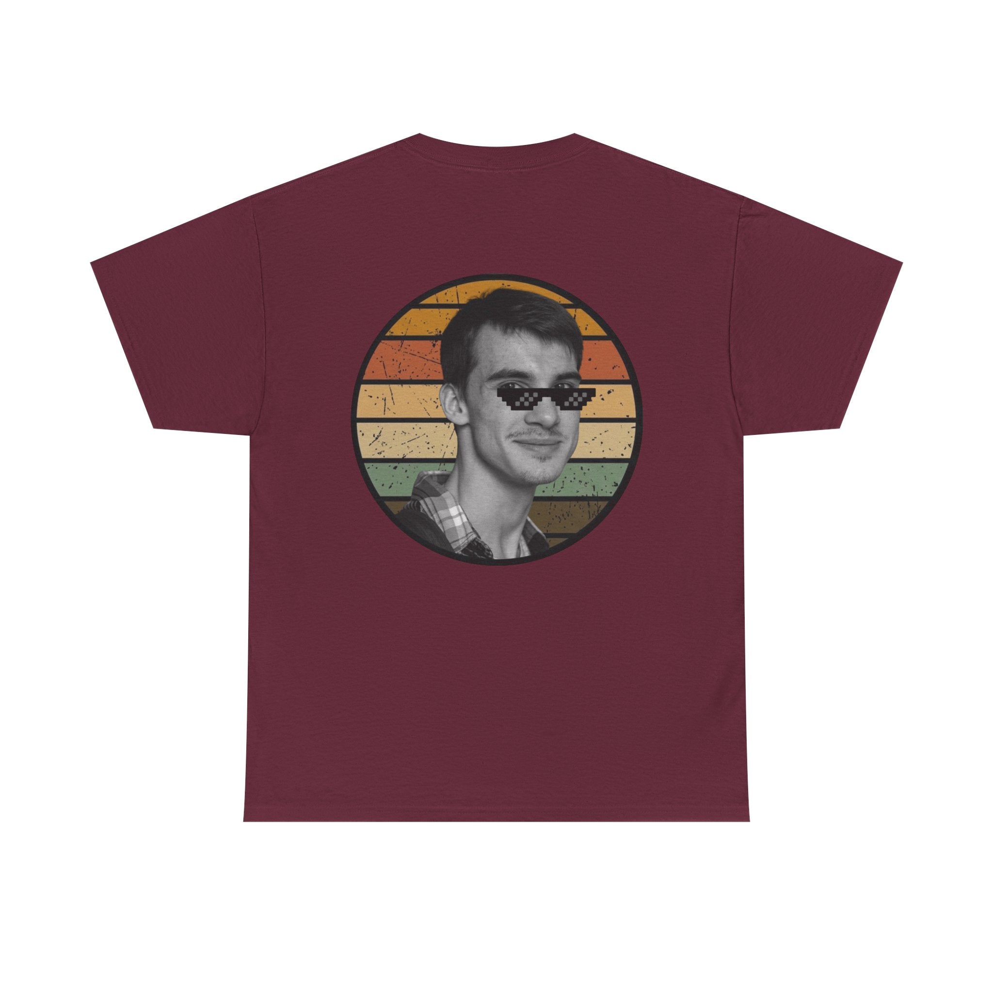 Custom gift Retro Sunset Portrait T‑Shirt #Customgift