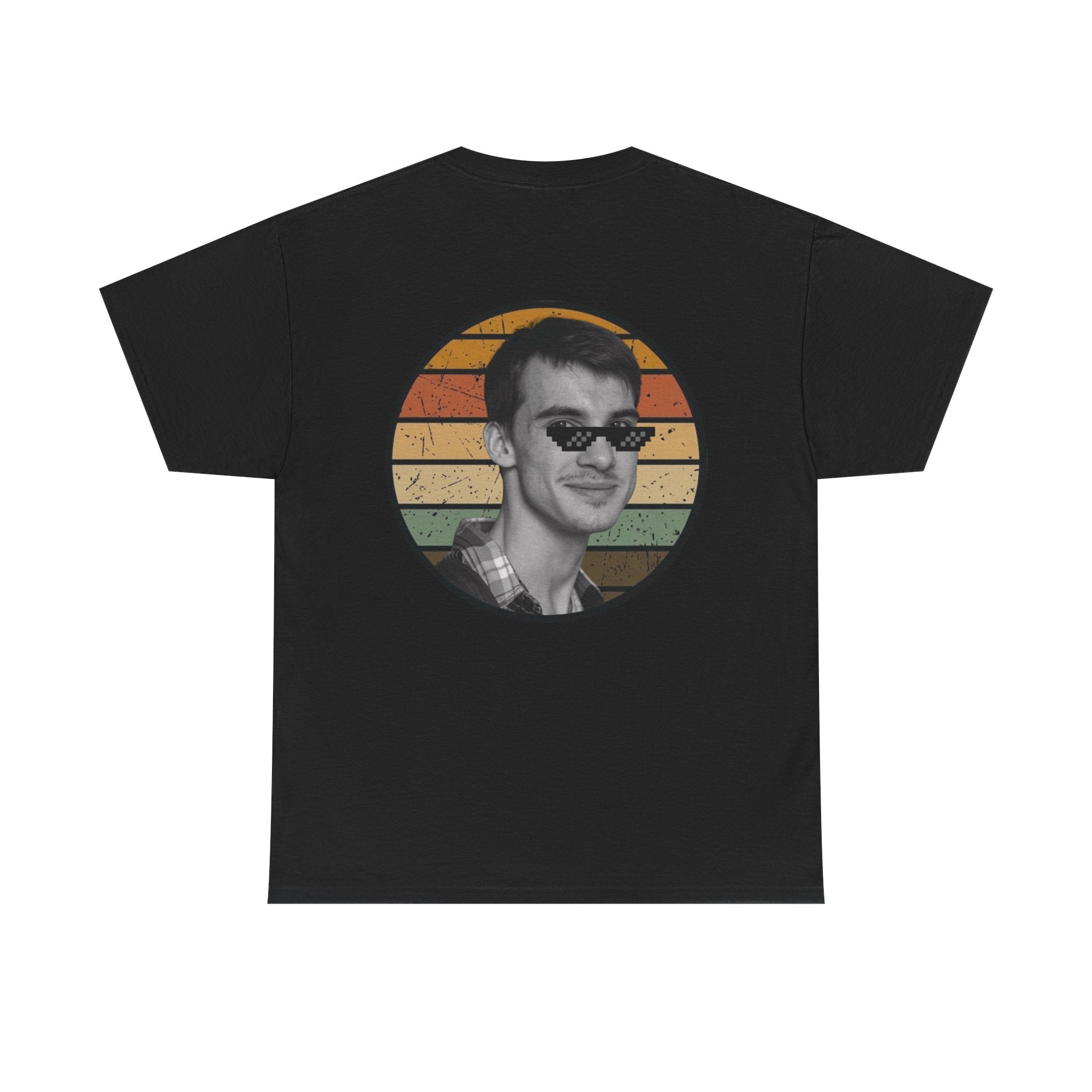 Custom gift Retro Sunset Portrait T‑Shirt #Customgift