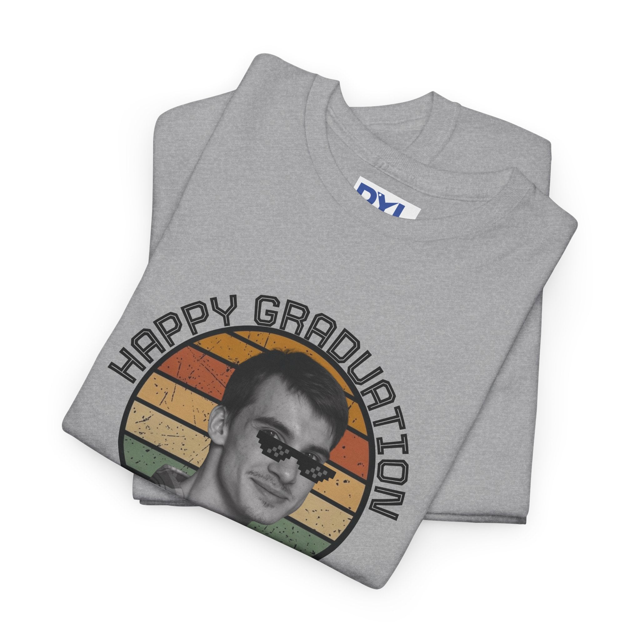 Custom gift Retro Sunset Portrait T‑Shirt #Customgift