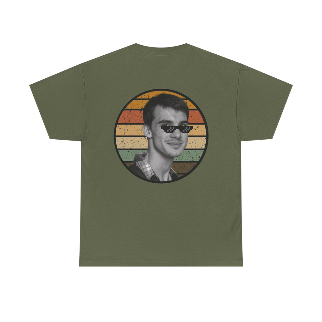 Custom gift Retro Sunset Portrait T‑Shirt #Customgift